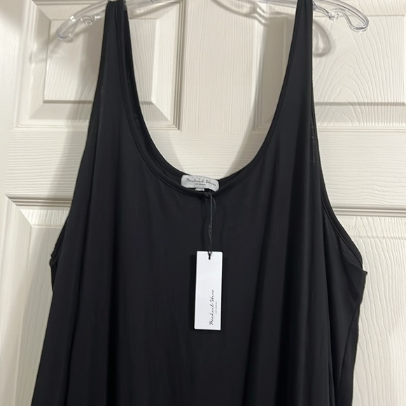Michael Stars Theo Tank Jumpsuit with Drawstring Black Size 2X - Picture 11 of 14